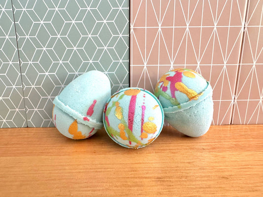 Cactus Flower Easter Egg Goat Milk Bath Bomb goat milk bath bomb by ByGeorgee