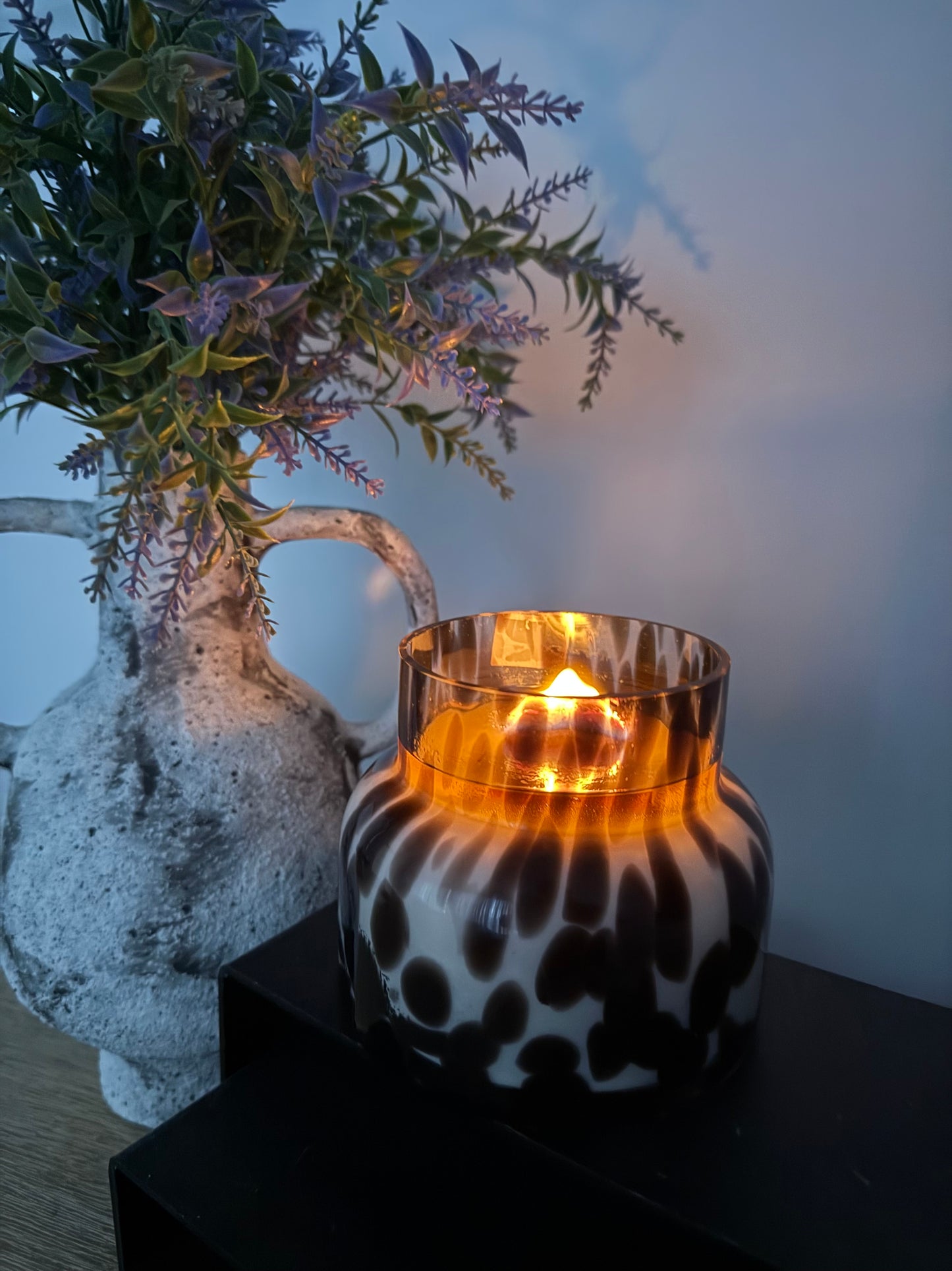Lamp candle Cheetah
