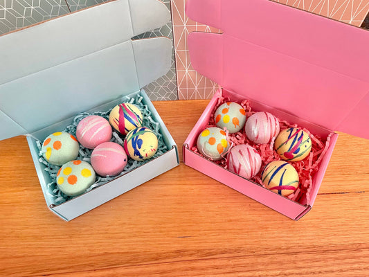 Mini Goat Milk Bath Bomb Gift Box goat milk bath bomb by ByGeorgee
