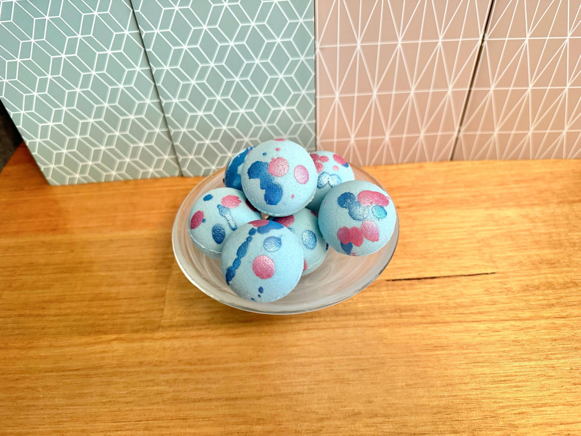 Handmade Mini Goat Milk Bath Bombs goat milk bath bomb product detail view by ByGeorgee