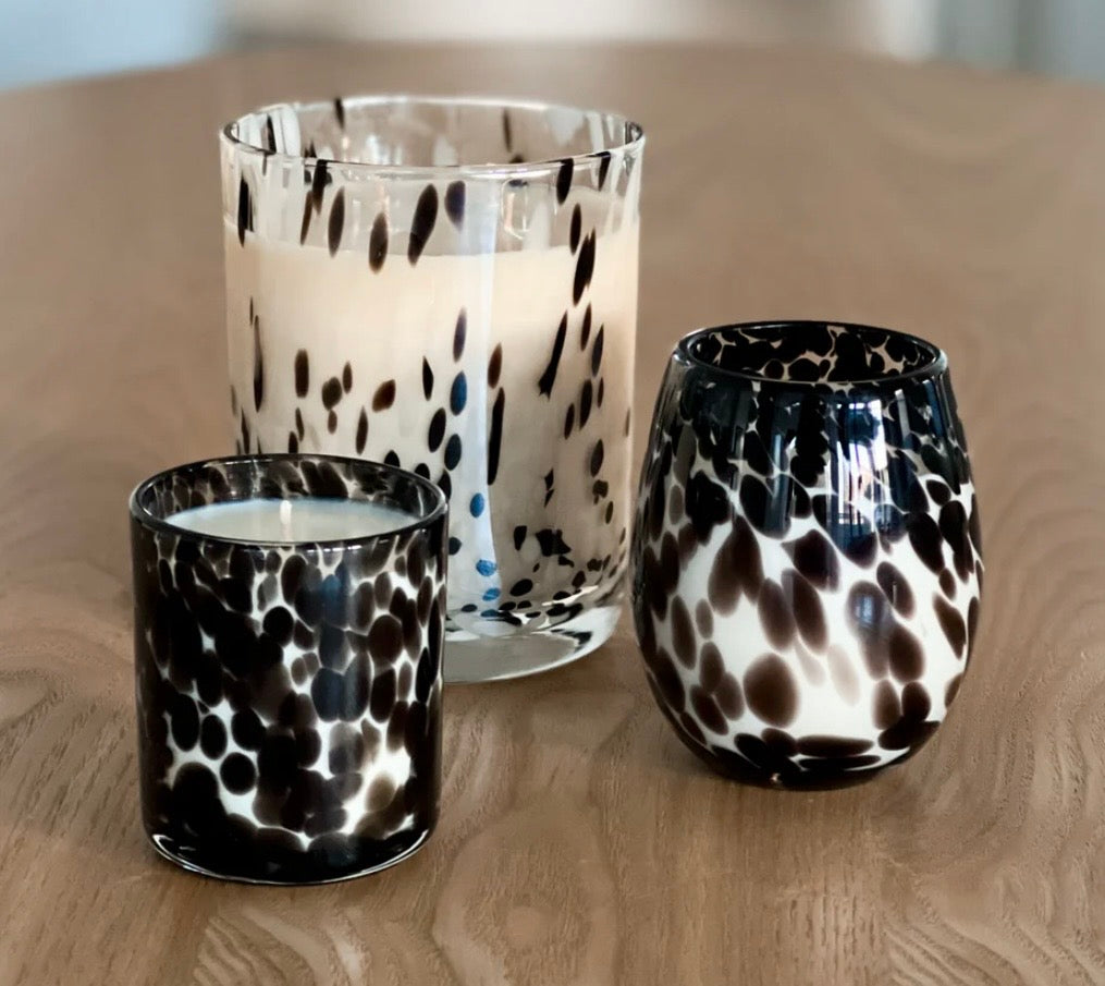DALMATIAN VOGUE XL scented candle detail view by ByGeorgee