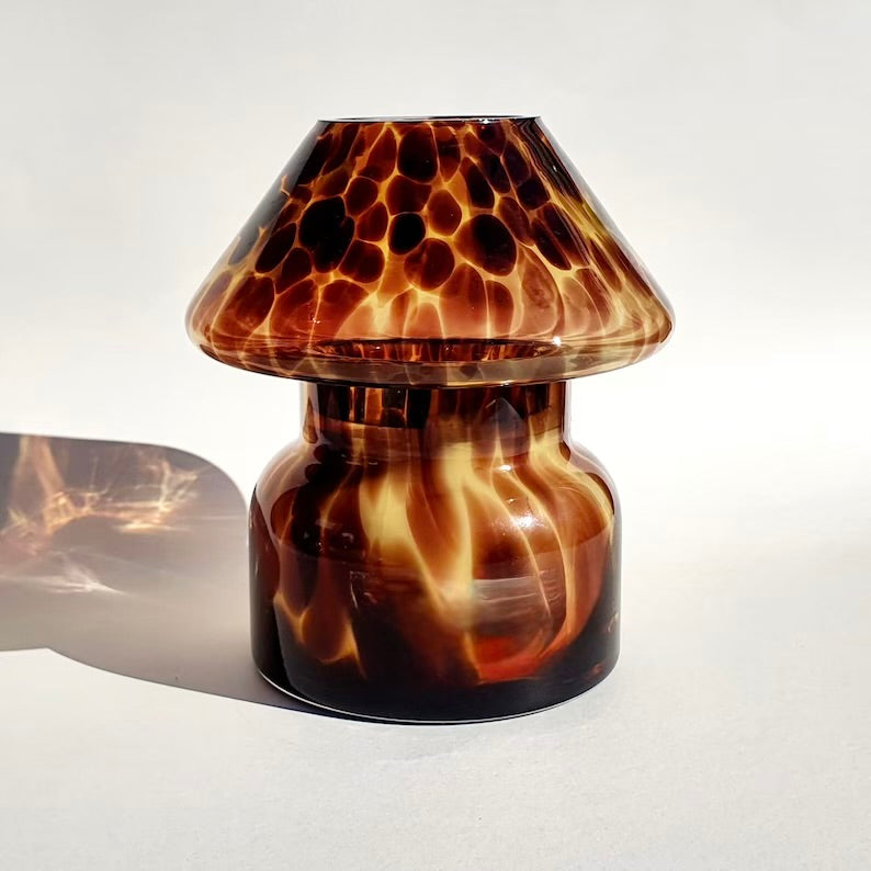 Lamp candle tortoise shell