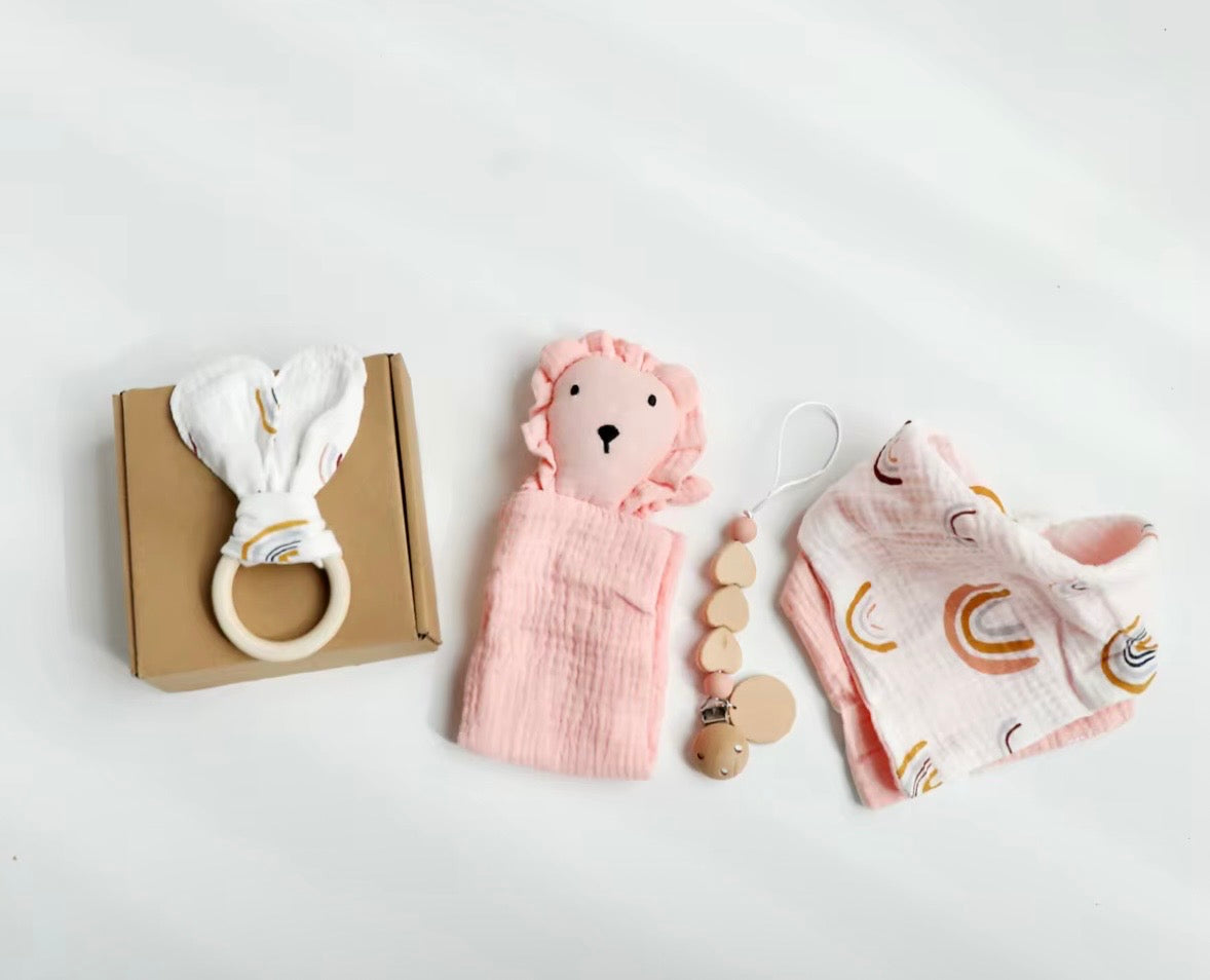The bitti baby box gift set styled flat lay by ByGeorgee