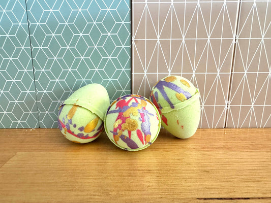 Pear Easter Egg Goat Milk Bath Bomb goat milk bath bomb by ByGeorgee