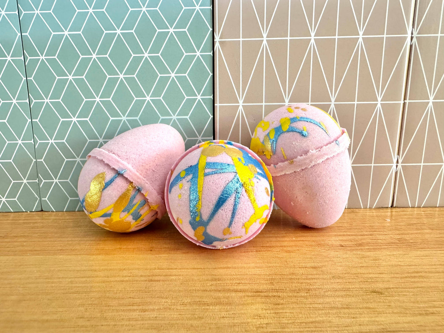 Dragonfruit and Hibiscus Easter Egg Goat Milk Bath Bomb goat milk bath bomb by ByGeorgee