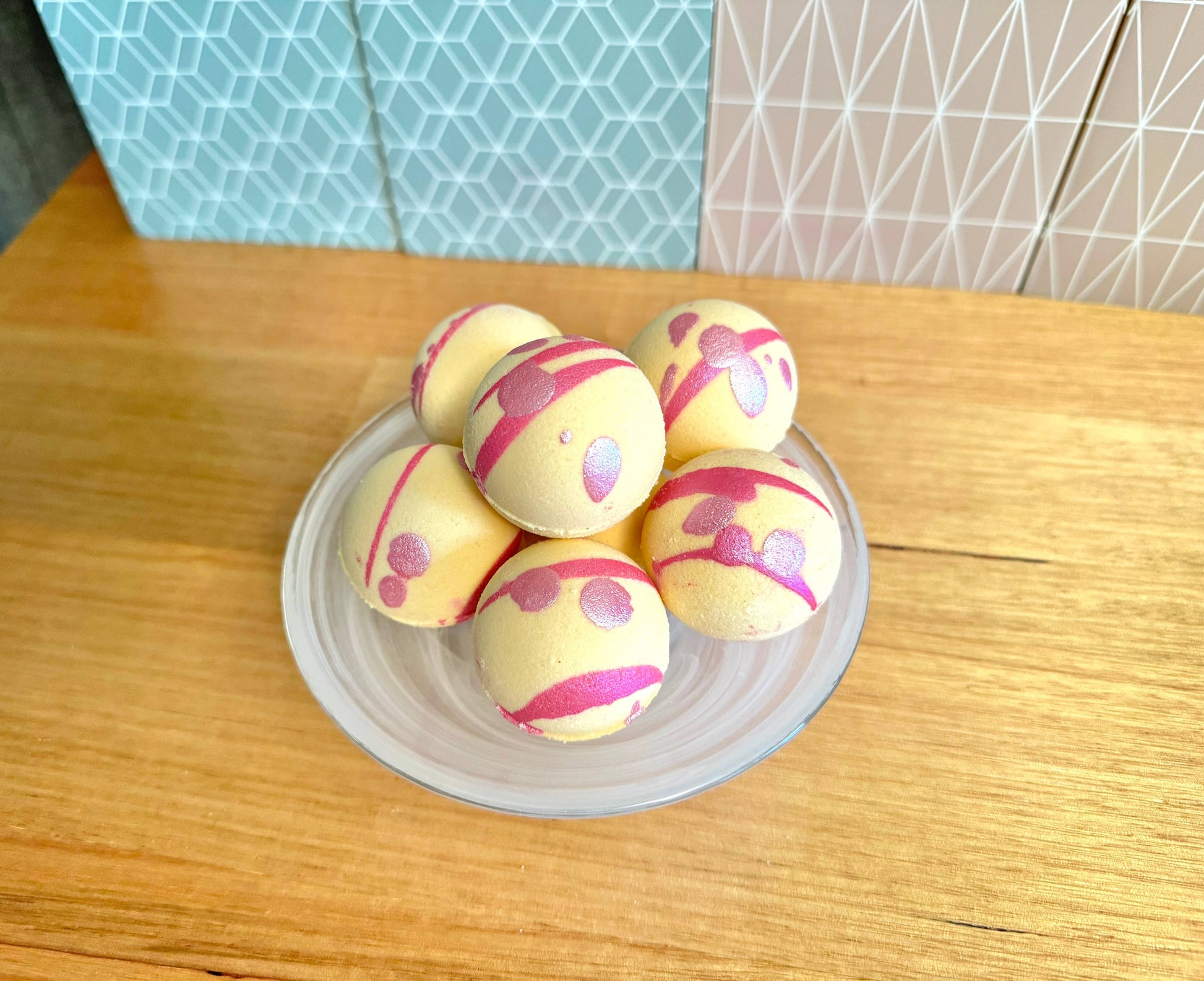 Handmade Mini Goat Milk Bath Bombs goat milk bath bomb gift-ready view by ByGeorgee