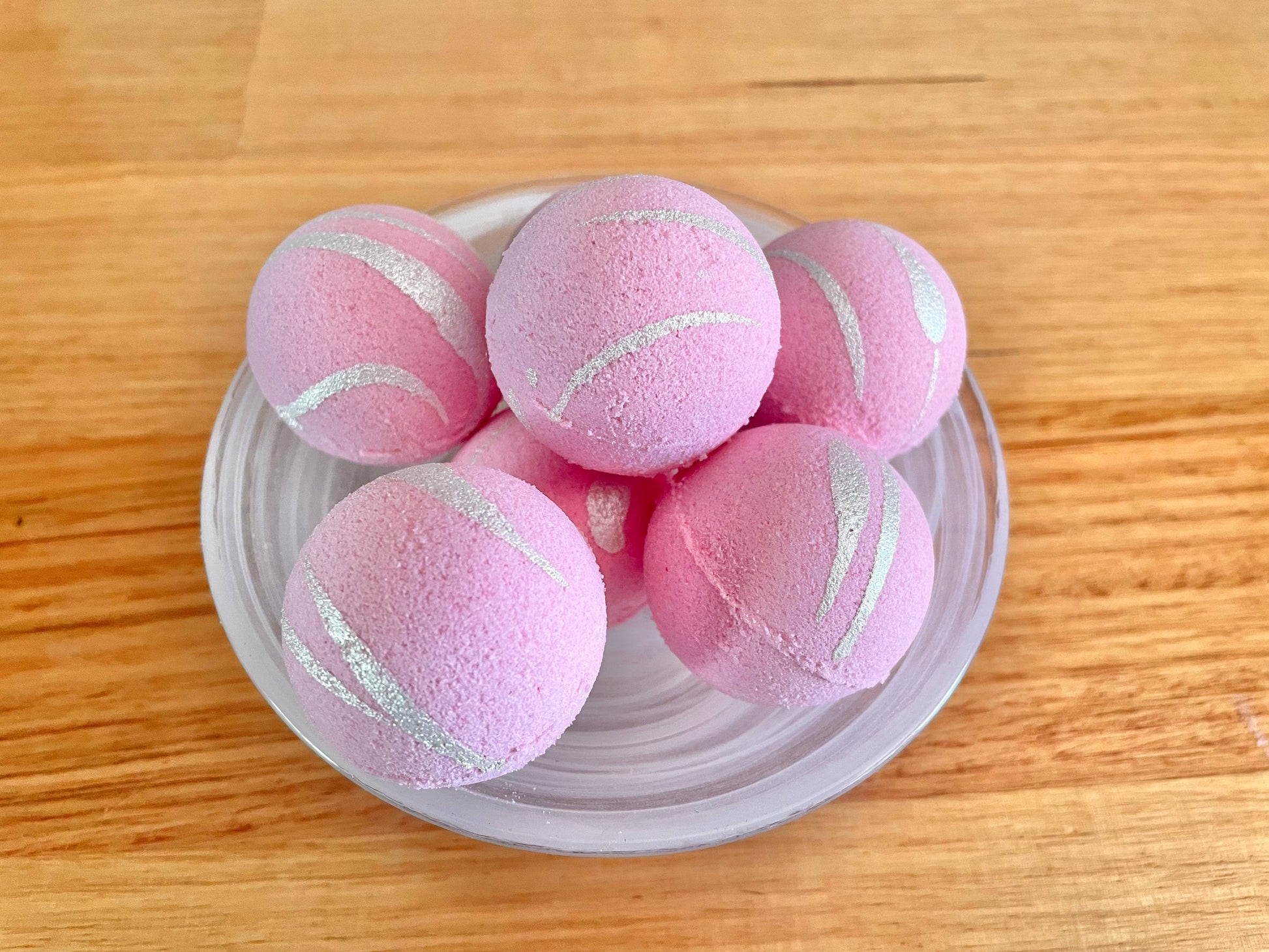 Handmade Mini Goat Milk Bath Bombs goat milk bath bomb styled flat lay by ByGeorgee