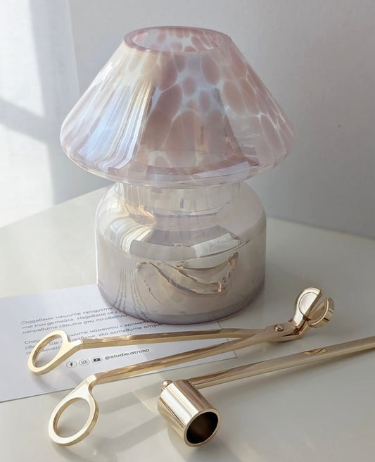 Lamp candle Glamour pink