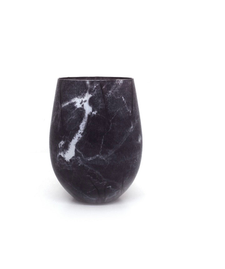 Marble stemless candles