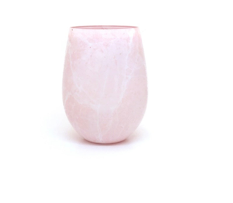 Marble stemless candles