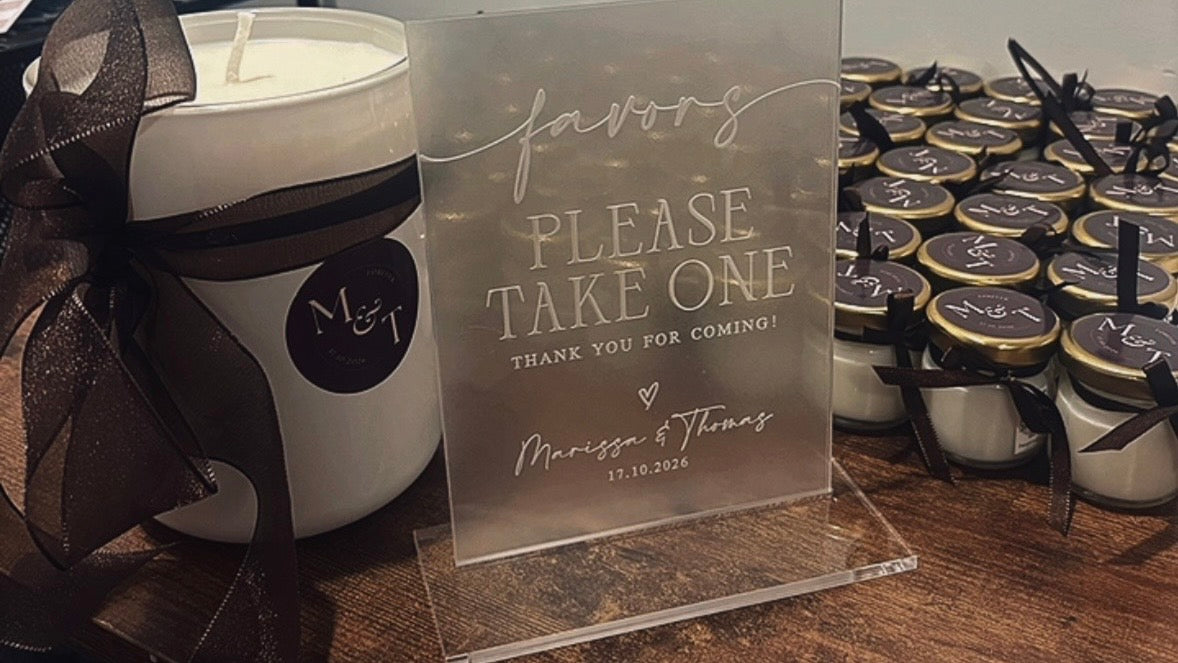 Bespoke Candles & Event Favours