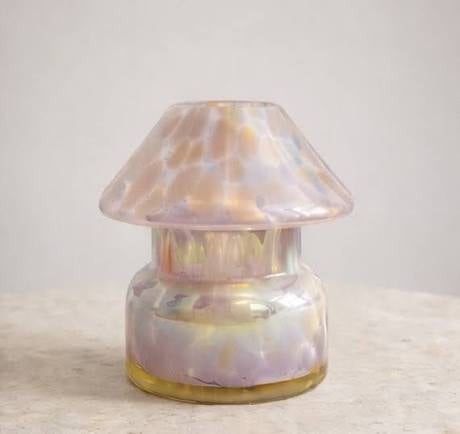 Lamp candle Glamour pink