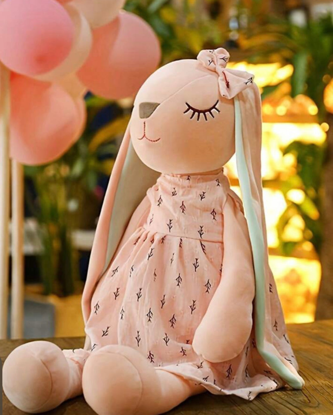 The Sweet Dreams Collection: Long-Eared Bunny Plushies gift set detail view by ByGeorgee