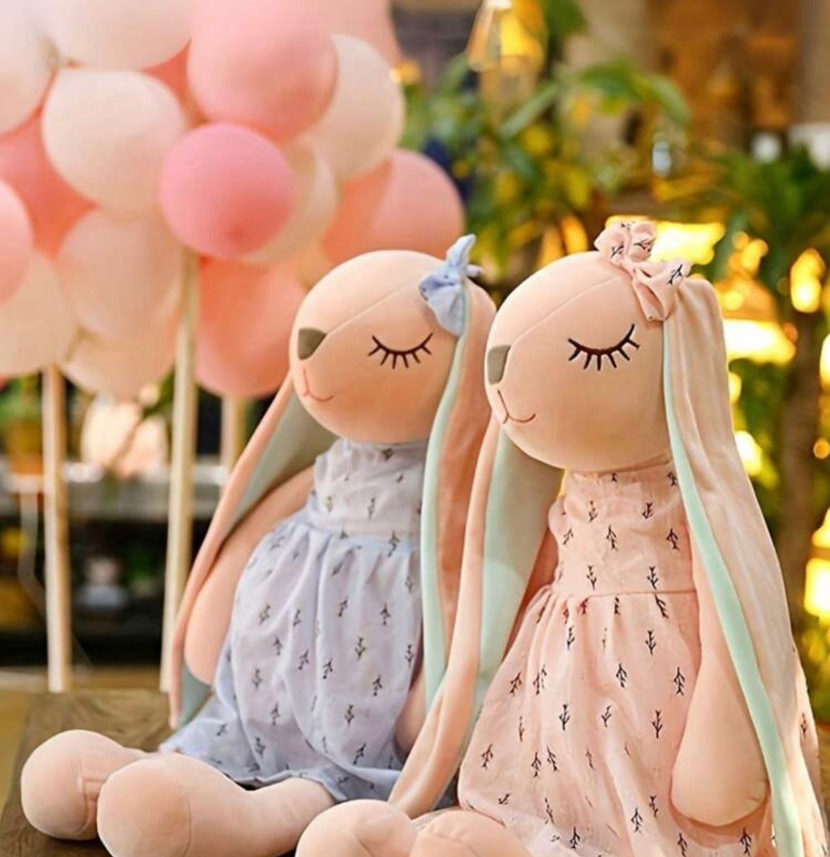 The Sweet Dreams Collection: Long-Eared Bunny Plushies gift set by ByGeorgee
