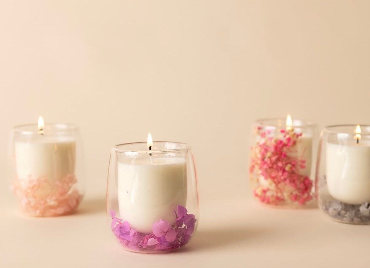 Whimsical floral in babysbreath S