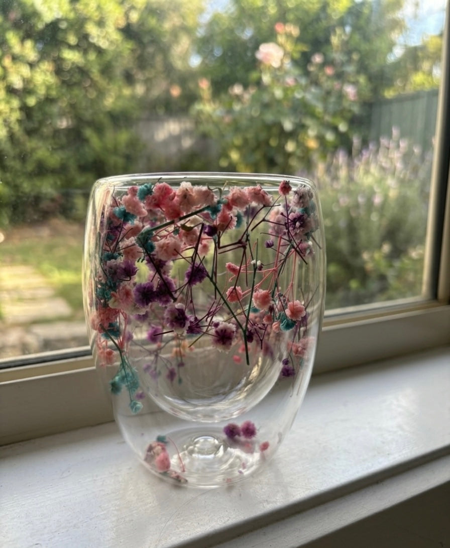 Whimsical floral in babysbreath M