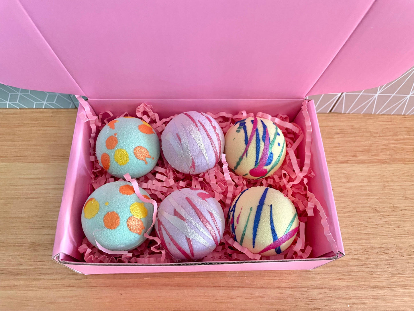 Mini Goat Milk Bath Bomb Gift Box goat milk bath bomb alternate view by ByGeorgee